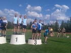 P13-sarjan 4x600m viestijoukkue Olavi, Eeli, Anton ja Henrik otti pronssia 