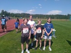Juuso Ordining, Veeti Juutilainen, Taneli Hyvärinen ja Alex Virtanen ottivat hopeaa P15-sarjan 4x100m:llä.