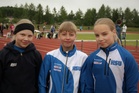 Moona Virtanen, Aino Halonen ja Laura Ylönen nähtiin T13-sarjan lajeissa