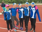 Neela Jakonen, Sissi Kaksonen, Anni Huttunen, Elsa Pinola ja Sara Jousimaa edustivat ahkerasti HSUta T11-sarjassa