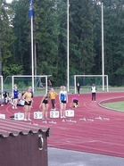 Saara 100m alkuerässään 