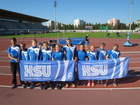 HSUn urheilijat yhteiskuvassa.