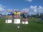 T11-sarjan 4x600m joukkue Elsa, Catarine, Nelia ja Iisa ottivat pronssia.