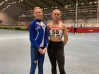 Ester Solismaa ja Sissi Kaksonen ottelun jälkeen.