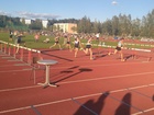Isla Sokoff (rata 7) juoksi T13 60m aidoissa ennätyksensä 11,09