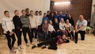 Hyppykarnevaalien 13-14 pituus&kolmiloikka ryhmä kouluttajina Tero Salmela ja Joona Luotonen. HSU:n Miisa on kerennyt rientää jo loman viettoon