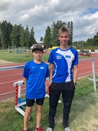 Tobias ja Toivo kisaurakan jälkeen