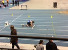 Aleks 400m lähtöviivalla!