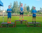 P9 3-ottelu palkinnot: 1. Elias, 2. Viljo, 3. Roope