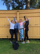 HSU:n N19 sarjan 4x100m viestijoukkue.