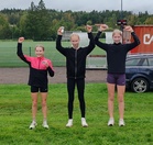 T13 Palkinnot: 1. Vihdin Pinja Paajala, 2. Keravan Hilma Suihkonen ja 3. Lumi Vilhunen