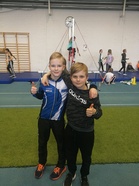 Elias Oksanen (vas.) ja Anton Sokoff edustivat HSU:ta P11-sarjassa