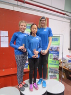 Kolmois-sprinttivoitto Anni, Tia ja Riina