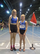 T13 tytöt hetki ennen aitaviestin lähtöä!