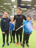 P15 pojat: Eeli, Elmo, Marcus ja Kasperi.