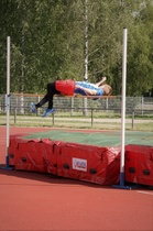 Puoli vuotta yleisurheilua harrastanut P15-sarjan Aarre Uusitalo voitti korkeuden hyppäämällä ennätyksensä 153cm. Aarre oli myös toinen 100m:llä.
