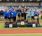HSU 8x200m viestijoukkue palkintojenjaossa