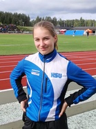 Vilma Rönkä oli mukana N17-sarjan 7-ottelussa Kempeleellä. Pisteet riittivät kisan 14:ta tilaan.