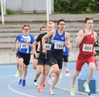 M17 800m Henrik Ahoniemi (84) juoksemassa seuraennätystä