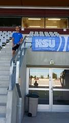 Perillä ollaan! HSU:n kisakatsomo valmiina kisoihin:)