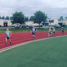 Aarre Uusitalo ja Anton Sokoff 800m-juoksussa