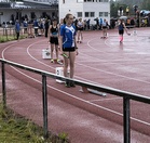 N15 4x100m lähdössä Ansa Viero