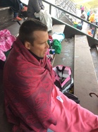 Heja Lojo! Hyvä fiilis katsomossa!