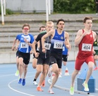 M17 800m Henrik Ahoniemi (84) juoksemassa seuraennätystä