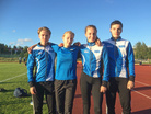 4x800m joukkue Eeli, Heli, Vilma ja Pyry