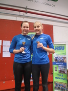 N17-sprinttitytöt Tanja ja Ida