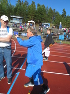 Jorkalla oli asiaa Laurille:)