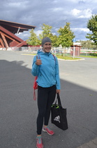 Ensimmäiseen päivään tyytyväinen Maria:)