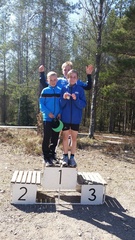 Poikien joukkue pallilla!