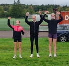 T13 Palkinnot: 1. Vihdin Pinja Paajala, 2. Keravan Hilma Suihkonen ja 3. Lumi Vilhunen