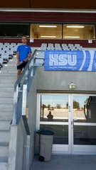 Perillä ollaan! HSU:n kisakatsomo valmiina kisoihin:)