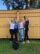 HSU:n N19 sarjan 4x100m viestijoukkue.