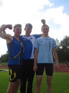 Seiväshyppäjien palkitut. Marcukselle kulta!