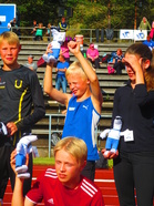 Joukkueen tsemppari Miko!