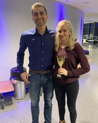 SUL:n puheenjohtaja Sami Itani ja Emma Rovasalo