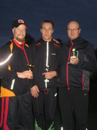 M40 voittajakolmikko Erno, Petri ja Lauri