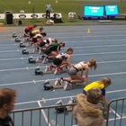 Laura Ylönen telineissä T14-sarjan 60m:llä