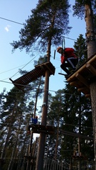 Marcuksella ja Juholla liukukisa