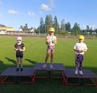 T7 Palkinnot 40m Sandra Loikas, Elsa Jokinen, Viivi Kemppinen