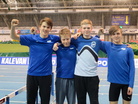 P15 aitajoukkue: Marcus, Aapo, Niilo ja Pyry