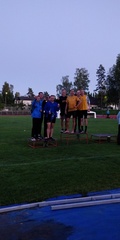 Miesten DMR- matkan joukkue juoksi hopealle ajalla 11.52,80.