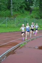 N19, Kaarina 1500m matkalla.