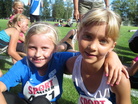 Anni ja Ruth, hieno 1000m juoksu.