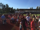 Pientä kisajännitystä ilmassa