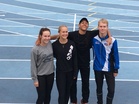 Tanja, Maria, Frano, Teemu valmiina kisaan!