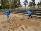 Ahkerat nuoret urheilijat toimitsijahommissa